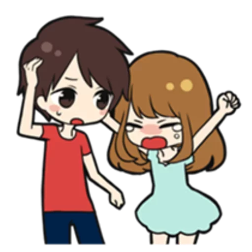 Sweet Couple Romance Life Stickers Telegram Sticker #10 - Sweet Couple Romance Life Stickers #10