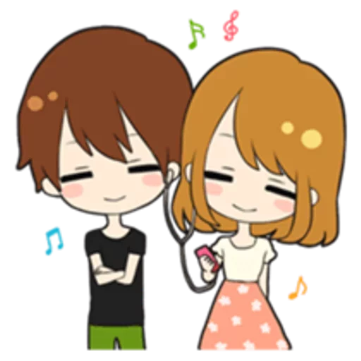 Sweet Couple Romance Life Stickers Telegram Sticker #15 - Sweet Couple Romance Life Stickers #15