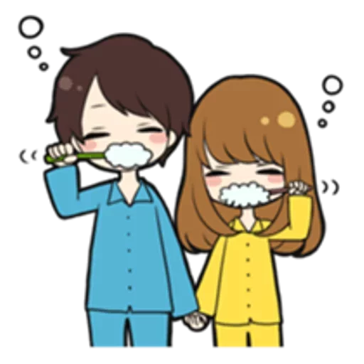 Sweet Couple Romance Life Stickers Telegram Sticker #22 - Sweet Couple Romance Life Stickers #22