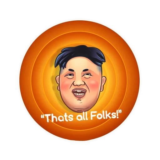 Kim Jong-un Telegram Sticker #9 - Kim Jong-un #9