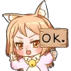 Kitty Chan Emoji Telegram Sticker #4 - Kitty Chan Emoji #4