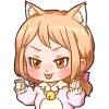 Kitty Chan Emoji Telegram Sticker #5 - Kitty Chan Emoji #5