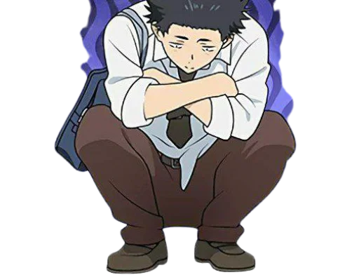 A Silent Voice Telegram Sticker #23 - A Silent Voice #23
