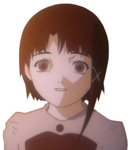 Serial Experiments Lain Cyberpunk Telegram Sticker #10 - Serial Experiments Lain Cyberpunk #10