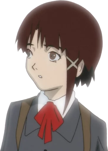Serial Experiments Lain Cyberpunk Telegram Sticker #24 - Serial Experiments Lain Cyberpunk #24