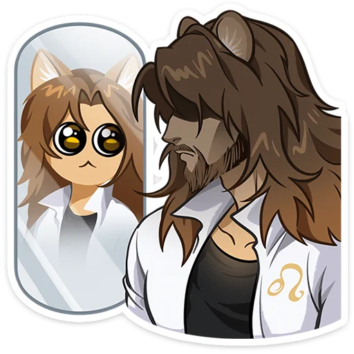 Leorus Majestic Lion Mascot Stickers Telegram Sticker #6 - Leorus Majestic Lion Mascot Stickers #6