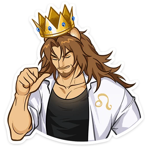 Leorus Majestic Lion Mascot Stickers Telegram Sticker #8 - Leorus Majestic Lion Mascot Stickers #8