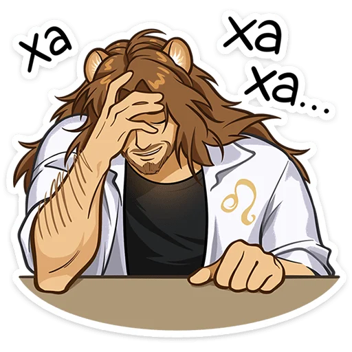 Leorus Majestic Lion Mascot Stickers Telegram Sticker #9 - Leorus Majestic Lion Mascot Stickers #9