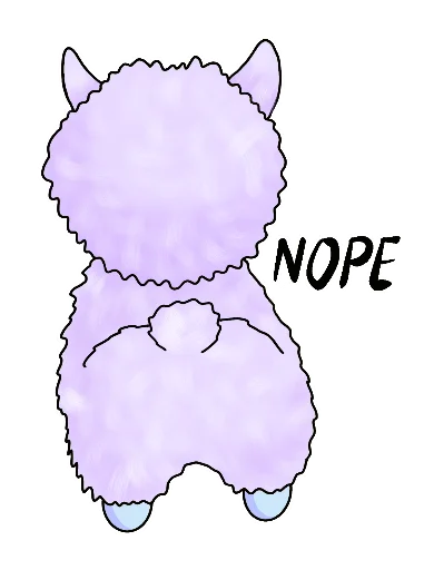 Lil Alpaca Telegram Sticker #14 - Lil Alpaca #14