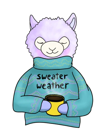 Lil Alpaca Telegram Sticker #25 - Lil Alpaca #25