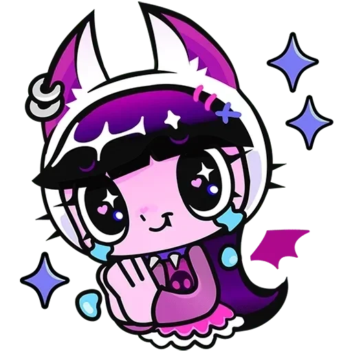 Lily Loops VK Clean Stickers Telegram Sticker #10 - Lily Loops VK Clean Stickers #10