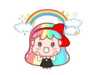 Rainbow Girl Meli