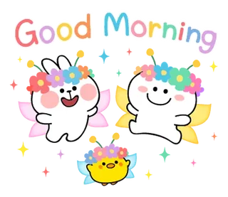 Flower Crown Rabbit & Friends