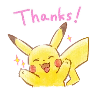 Pikachu Thanks