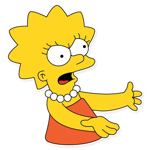 Lisa Simpson Telegram Sticker #2 - Lisa Simpson #2