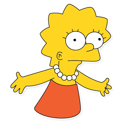 Lisa Simpson Telegram Sticker #4 - Lisa Simpson #4