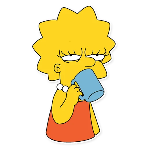 Lisa Simpson Telegram Sticker #7 - Lisa Simpson #7
