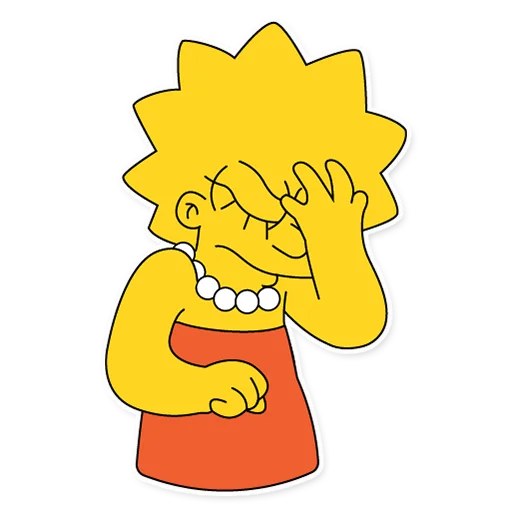 Lisa Simpson Telegram Sticker #10 - Lisa Simpson #10
