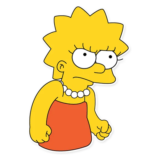 Lisa Simpson Telegram Sticker #13 - Lisa Simpson #13
