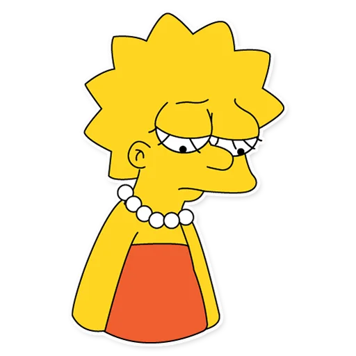 Lisa Simpson Telegram Sticker #14 - Lisa Simpson #14