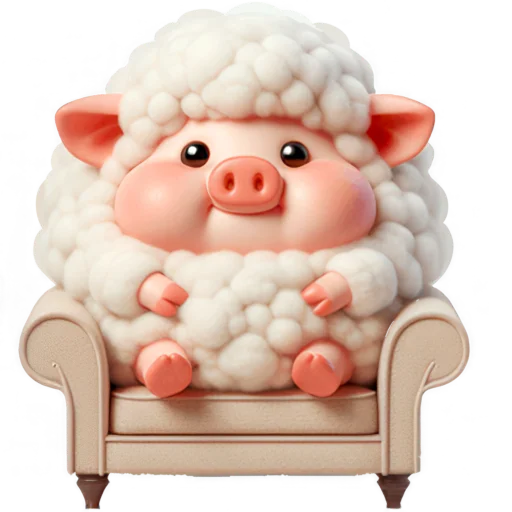 Cute Little Piggy Telegram Sticker #5 - Cute Little Piggy #5