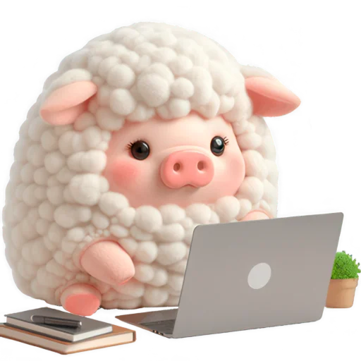 Cute Little Piggy Telegram Sticker #7 - Cute Little Piggy #7
