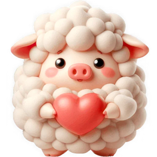 Cute Little Piggy Telegram Sticker #11 - Cute Little Piggy #11