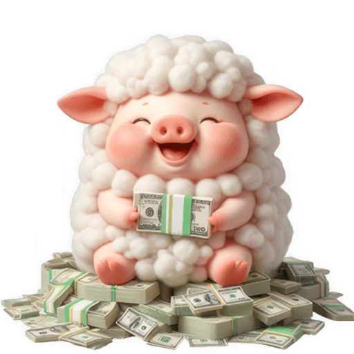 Cute Little Piggy Telegram Sticker #18 - Cute Little Piggy #18