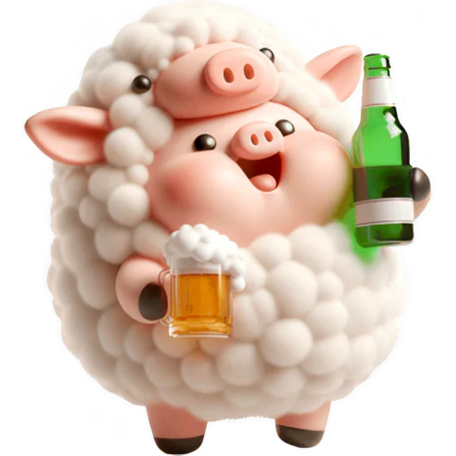Cute Little Piggy Telegram Sticker #20 - Cute Little Piggy #20