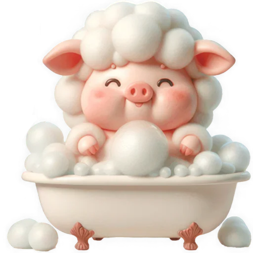 Cute Little Piggy Telegram Sticker #25 - Cute Little Piggy #25