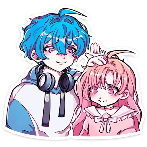 Malinchan And Jamkun Telegram Sticker #20 - Malinchan And Jamkun #20