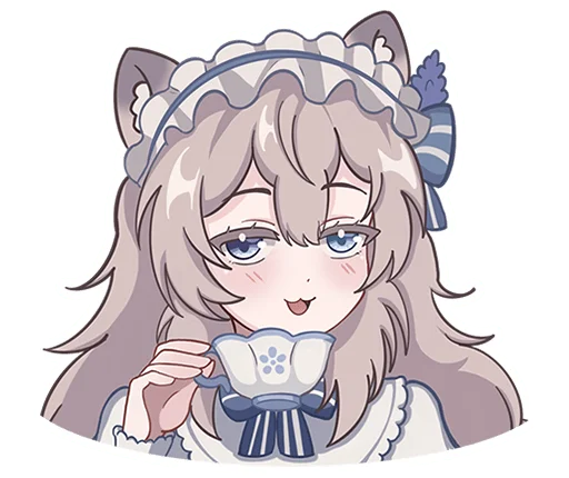 Meowtea Telegram Sticker #17 - Meowtea #17