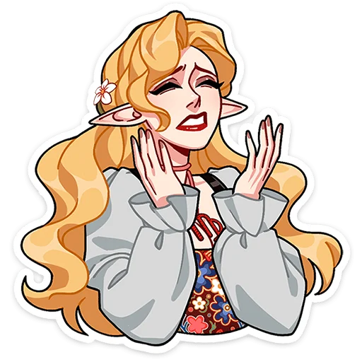 Elf Meydi Telegram Sticker #6 - Elf Meydi #6