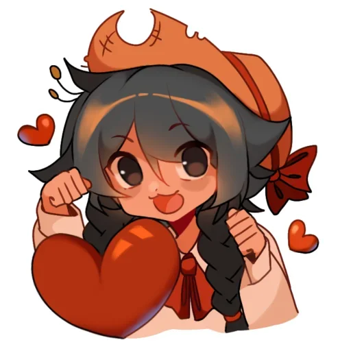 Mina-chan Telegram Sticker #2 - Mina-chan #2
