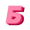 Pink Typography Letters Alphabet Emoji Set Telegram Sticker #2 - Pink Typography Letters Alphabet Emoji Set #2