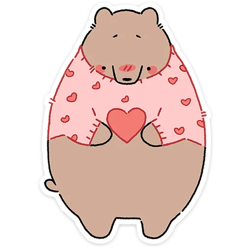 Mr Bear Telegram Sticker #16 - Mr Bear #16