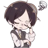 Mullet Boy Cool Guy Emoji Telegram Sticker #16 - Mullet Boy Cool Guy Emoji #16
