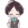 Mullet Boy Cool Guy Emoji Telegram Sticker #21 - Mullet Boy Cool Guy Emoji #21