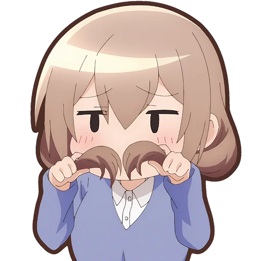 My Tiny Senpai Telegram Sticker #21 - My Tiny Senpai #21