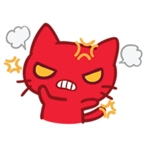 Neko Cat Cute Expressions Stickers Telegram Sticker #2 - Neko Cat Cute Expressions Stickers #2