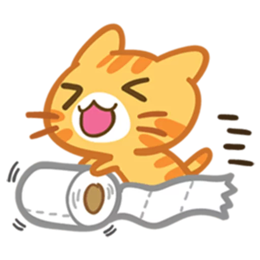 Neko Cat Cute Expressions Stickers Telegram Sticker #10 - Neko Cat Cute Expressions Stickers #10