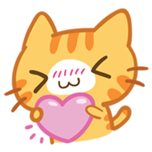 Neko Cat Cute Expressions Stickers Telegram Sticker #15 - Neko Cat Cute Expressions Stickers #15