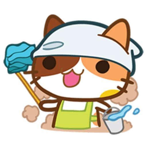 Neko Cat Cute Expressions Stickers Telegram Sticker #20 - Neko Cat Cute Expressions Stickers #20