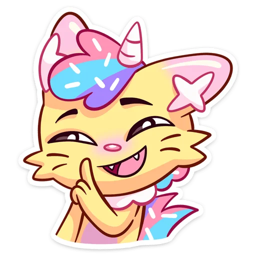 New Candy Cat Telegram Sticker #3 - New Candy Cat #3