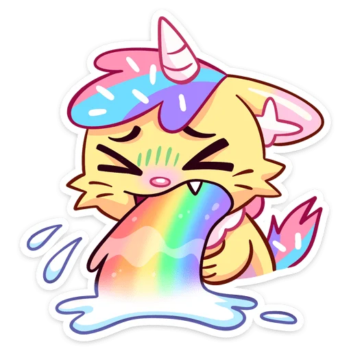 New Candy Cat Telegram Sticker #6 - New Candy Cat #6