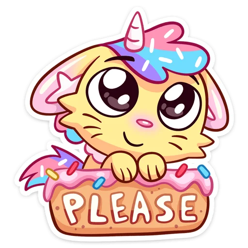 New Candy Cat Telegram Sticker #7 - New Candy Cat #7