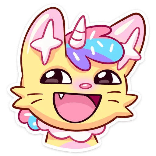 New Candy Cat Telegram Sticker #15 - New Candy Cat #15