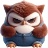 Owl So Cute Na Ja Emoji