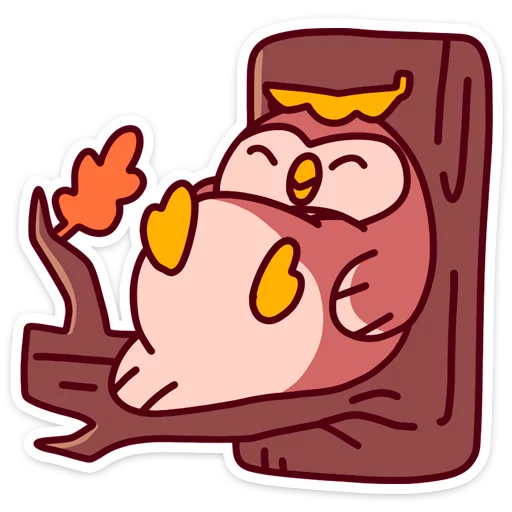 Owlautun Telegram Sticker #21 - Owlautun #21