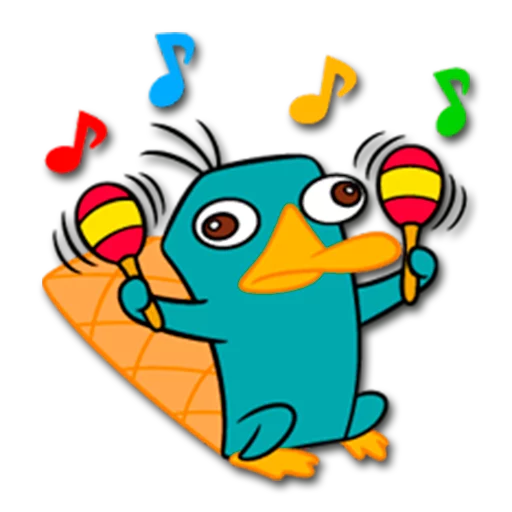 Perry the Platypus Secret Agent Stickers Telegram Sticker #3 - Perry the Platypus Secret Agent Stickers #3